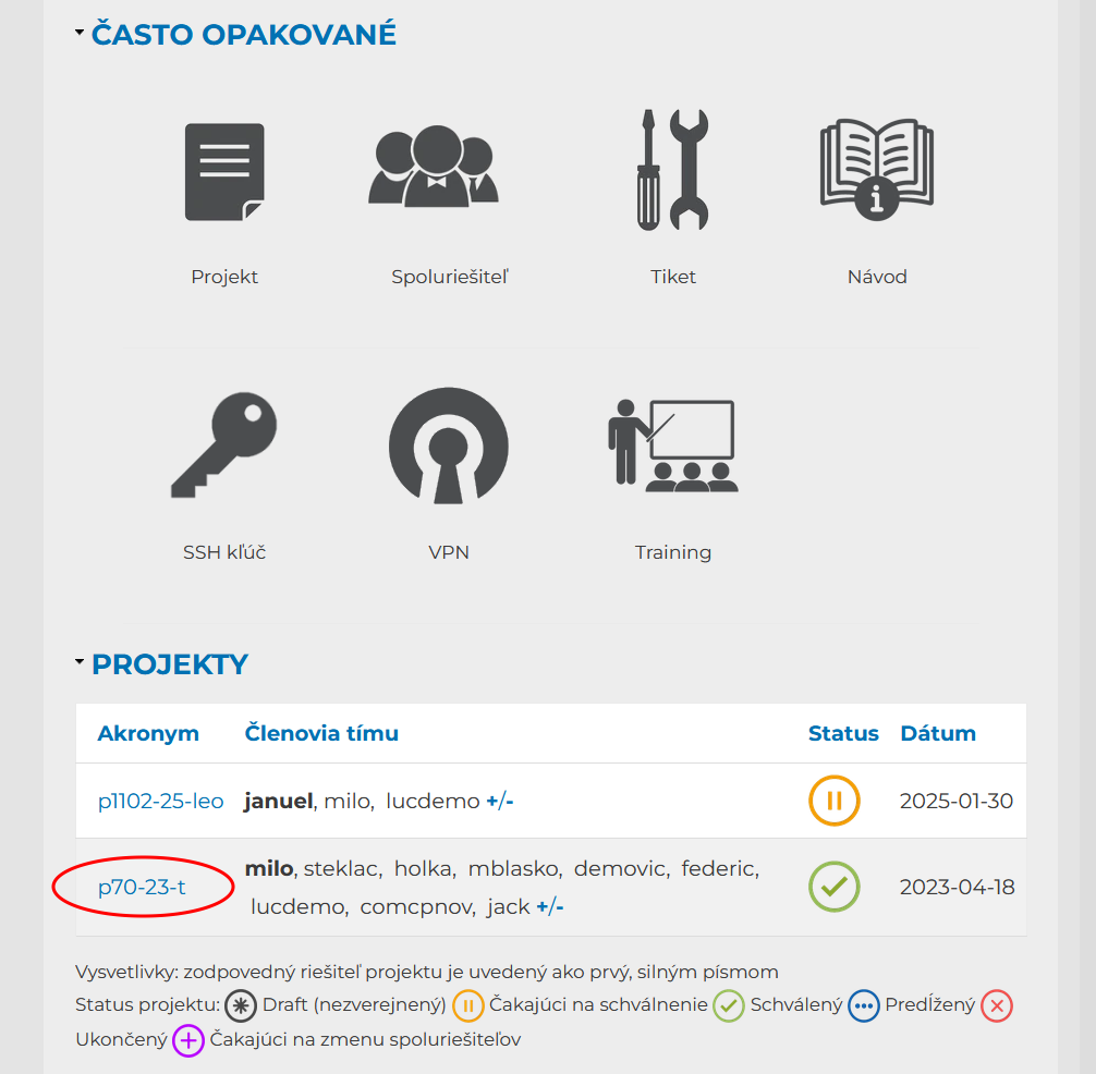 Project Selection